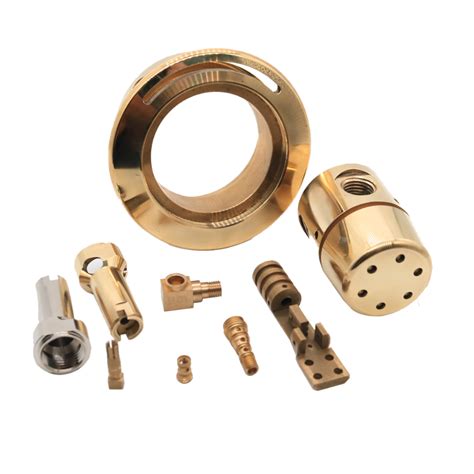 Custom Brass CNC Turned Parts 